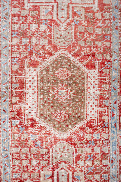 Antique Karaje Runner Rug (2' x 10')